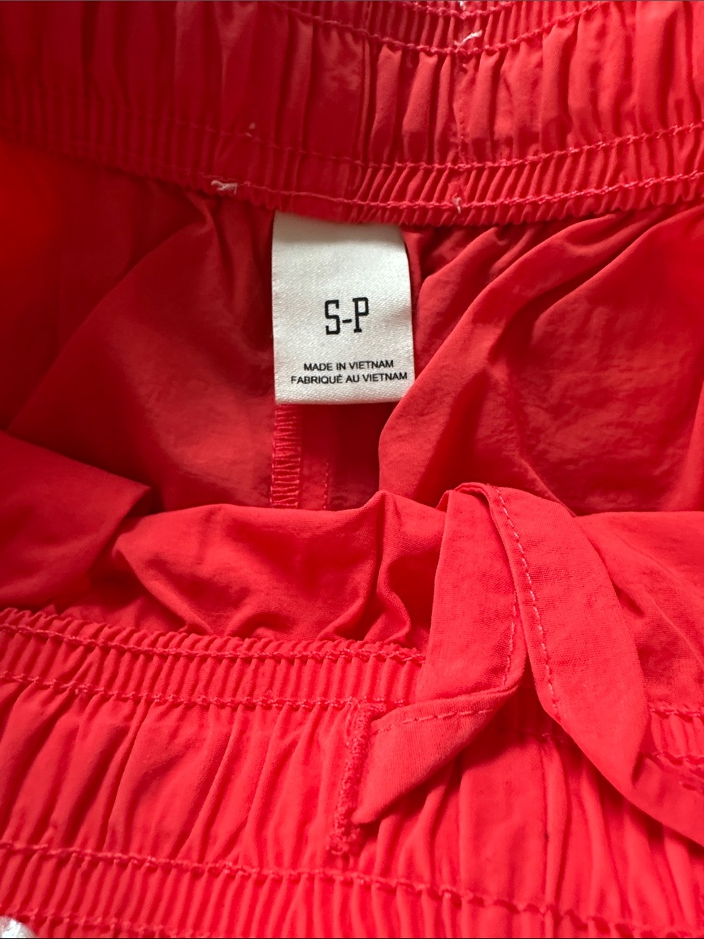 BDG Neon Orange Nylon Track Pants - Picture 2 of 4